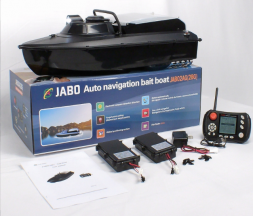 Прикормочный кораблик Jabo 2 эхолот, GPS автопилот